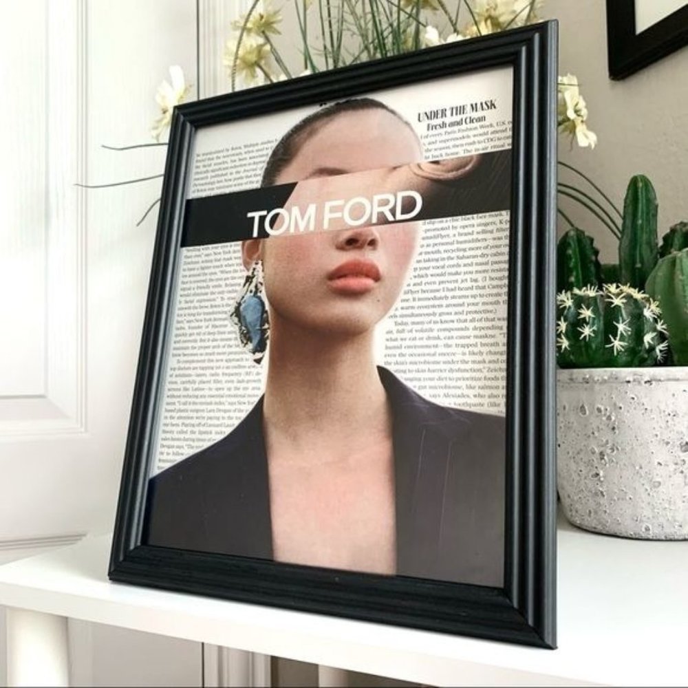 Tom Ford Theme Handmade 8x10 Fashion Collage